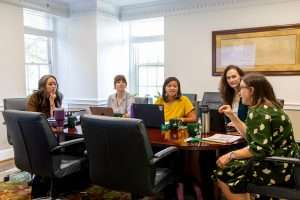 William Peace University faculty and staff prepare to attend the AAC&U Institute