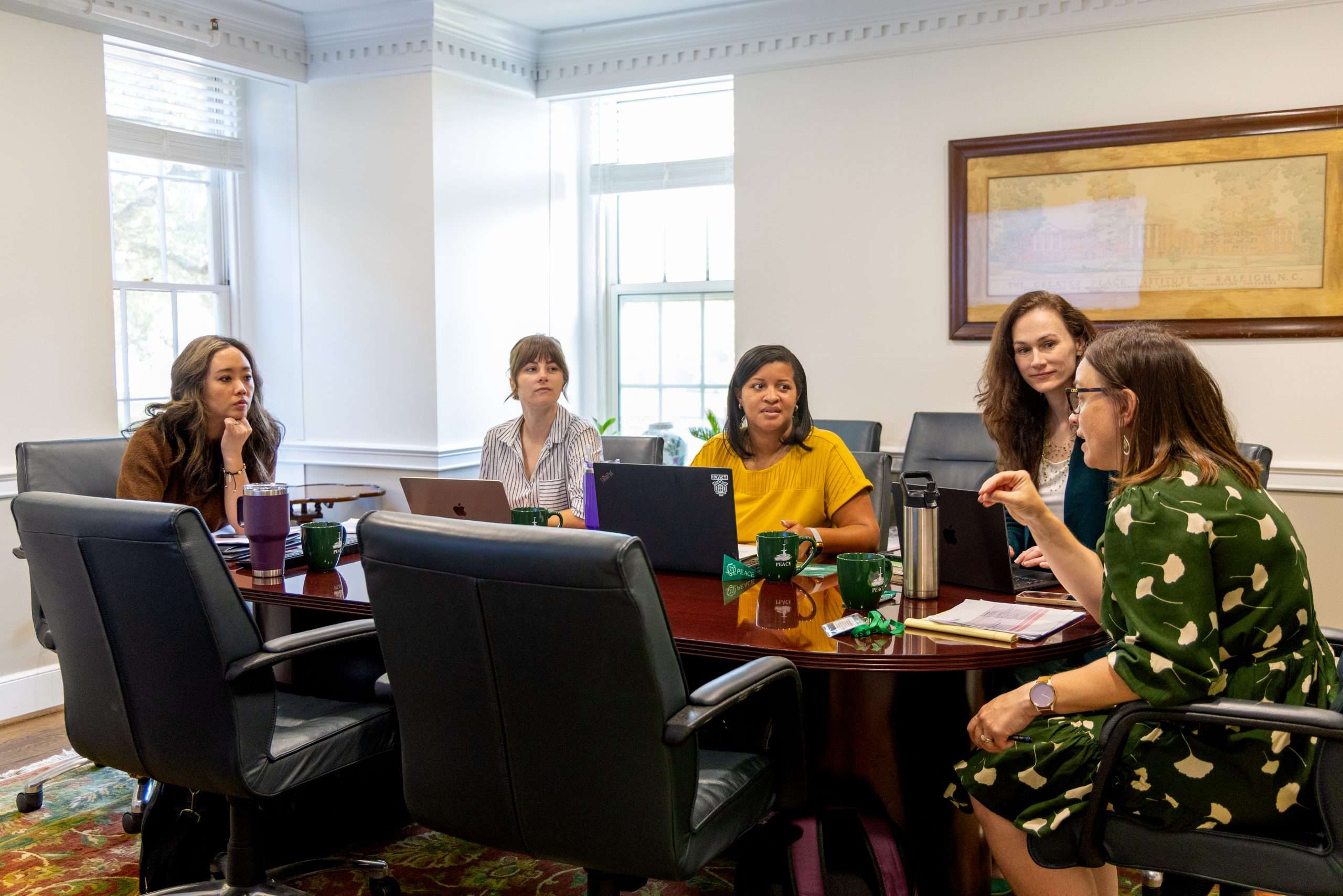 Faculty Leaders William Peace University faculty and staff prepare to attend the AAC&U Institute